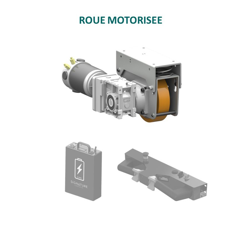 kit de motorisation pour chariot de préparation de commande